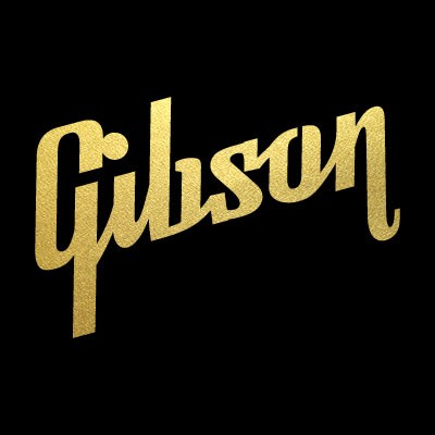 Gibson 30s Logo Self Adhesive Decal - Guitar Headstock Logo Decals